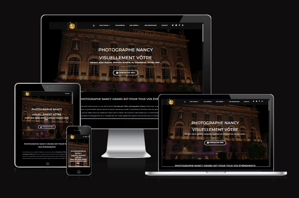 Illustration du projet Création site internet pour photographe