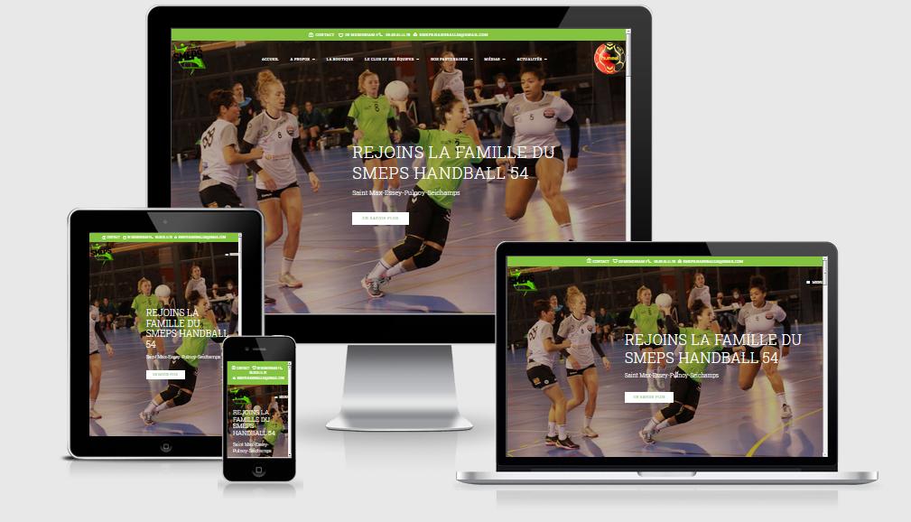 Illustration du projet Refonte du site internet SMEPS Handball