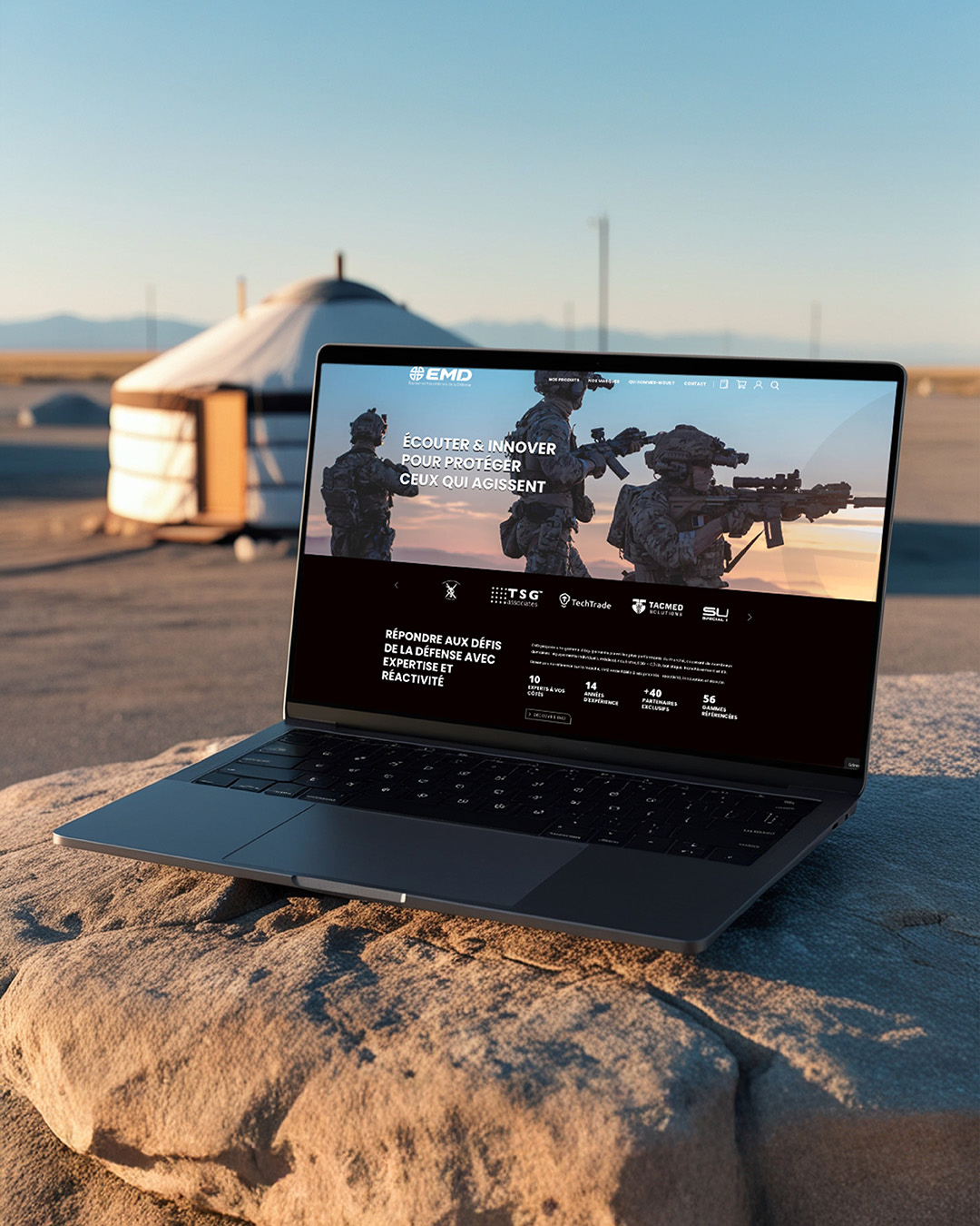 Illustration du projet Développement d’un site catalogue avec espace client sécurisé