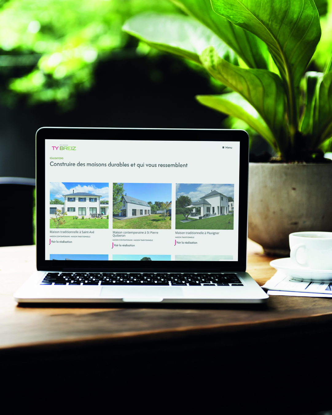 Illustration du projet Refonte complète du site internet pour un constructeur de maisons individuelles