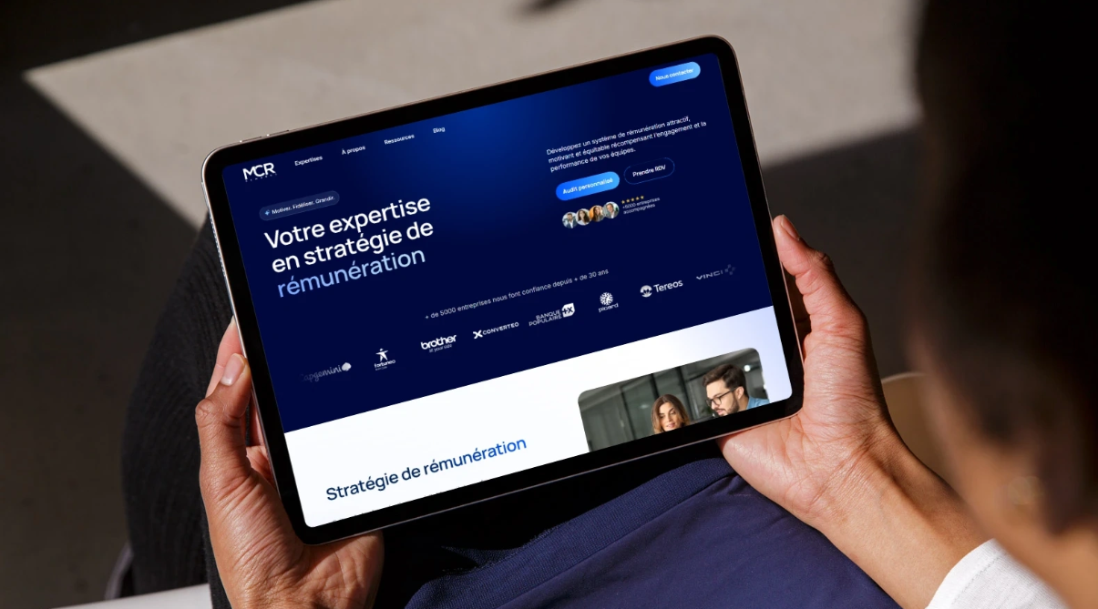 Illustration du projet Création du site web et identité visuelle MCR Rewards