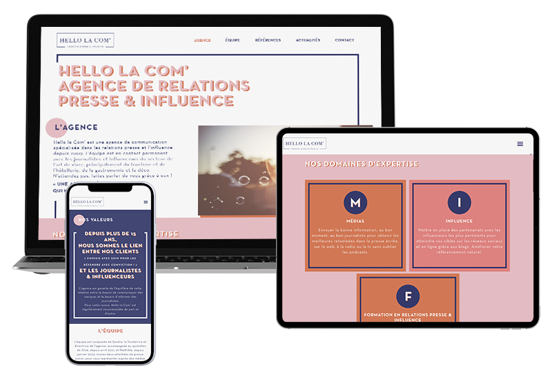 Illustration du projet Refonte du site internet