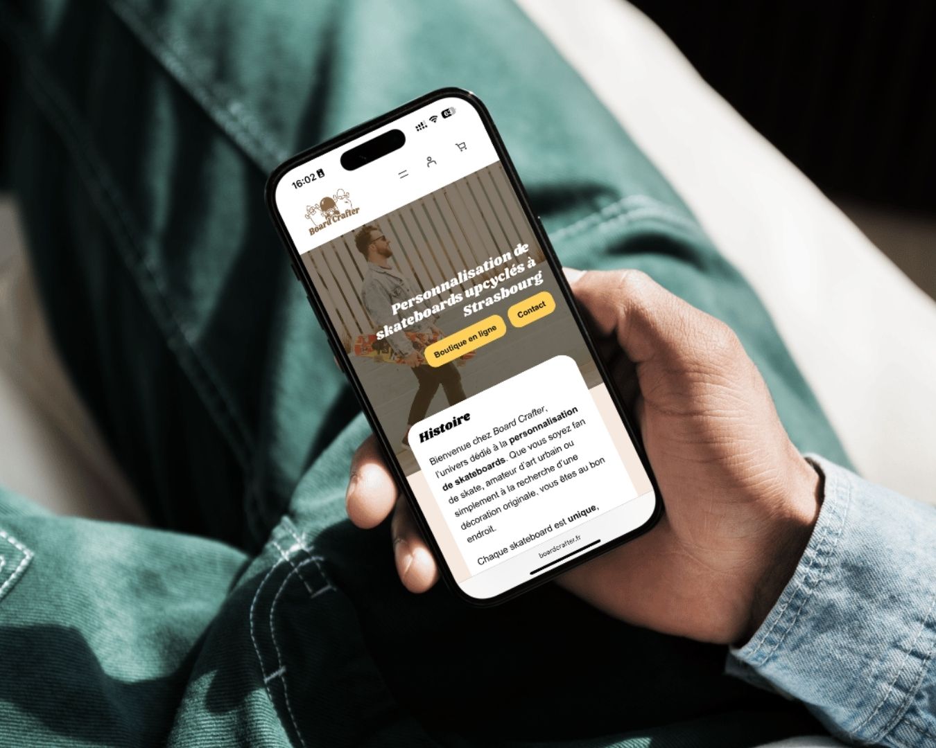 Illustration du projet Création d'une boutique en ligne pour Board Crafter