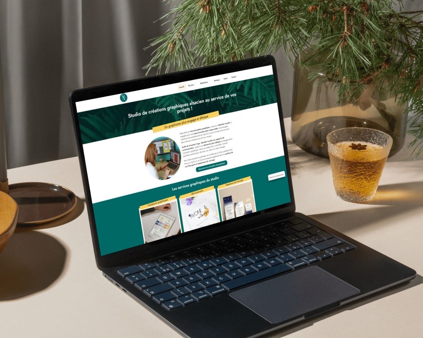 Illustration du projet Création d'un site vitrine pour Rousse Graphisme