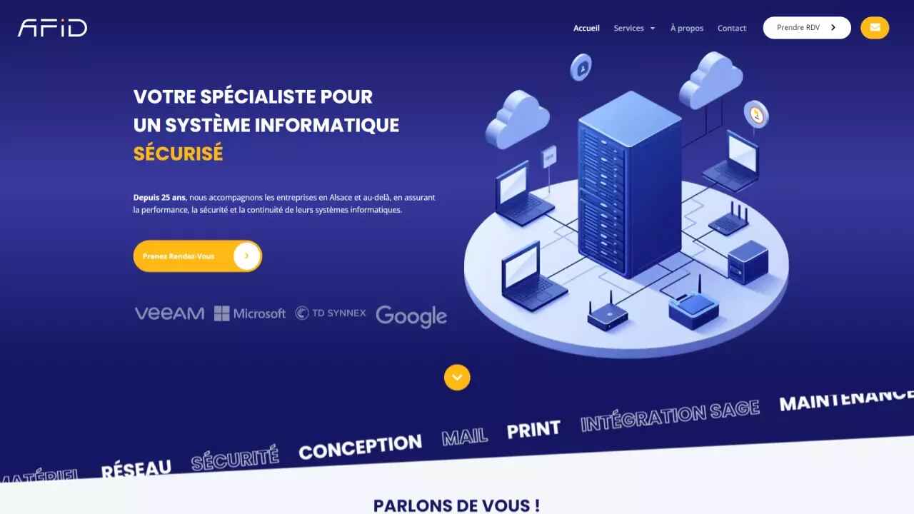 Illustration du projet AFID Informatique