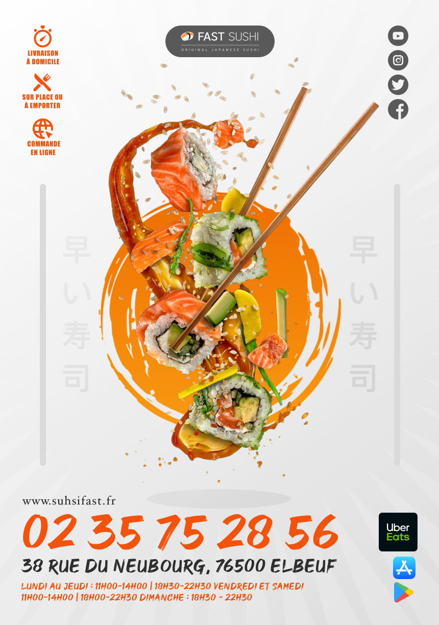 Illustration du projet Site de commande en ligne Fast Sushi Thai