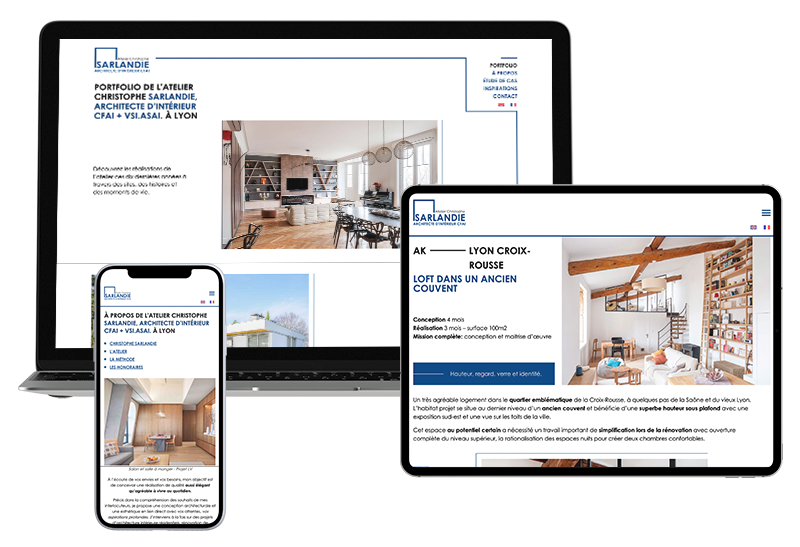 Illustration du projet Création site internet