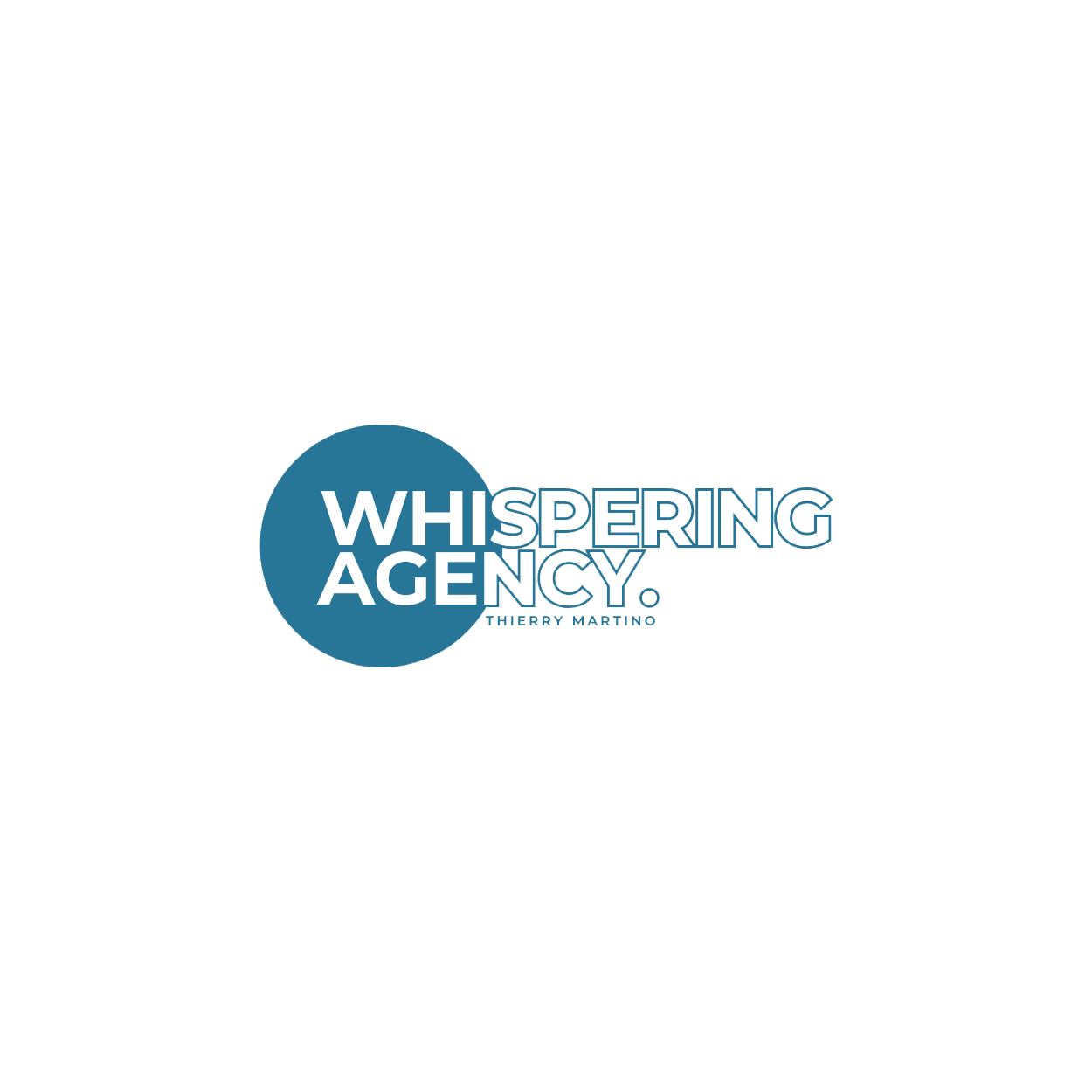 Logo agence Whispering Agency