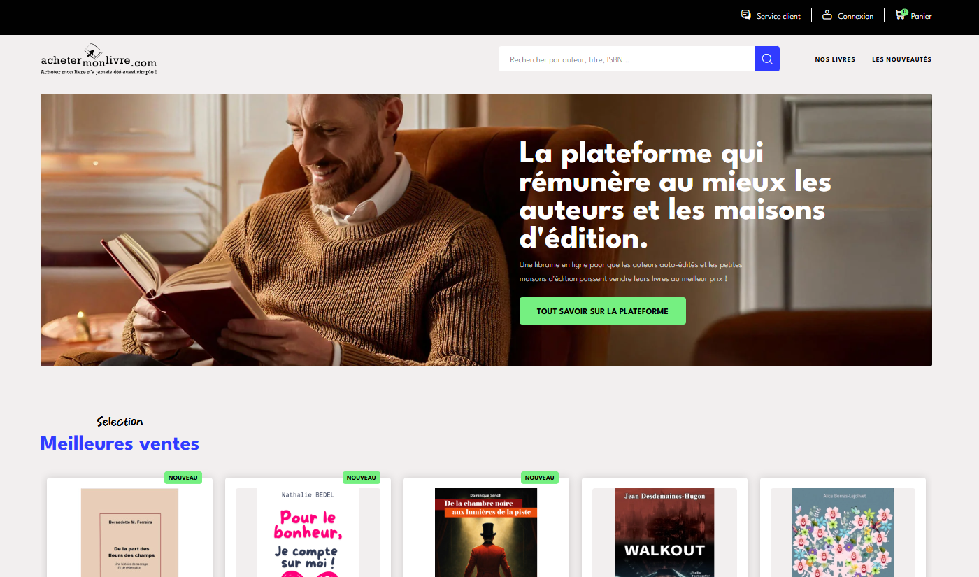 Illustration du projet Librairie en ligne avec PrestaShop