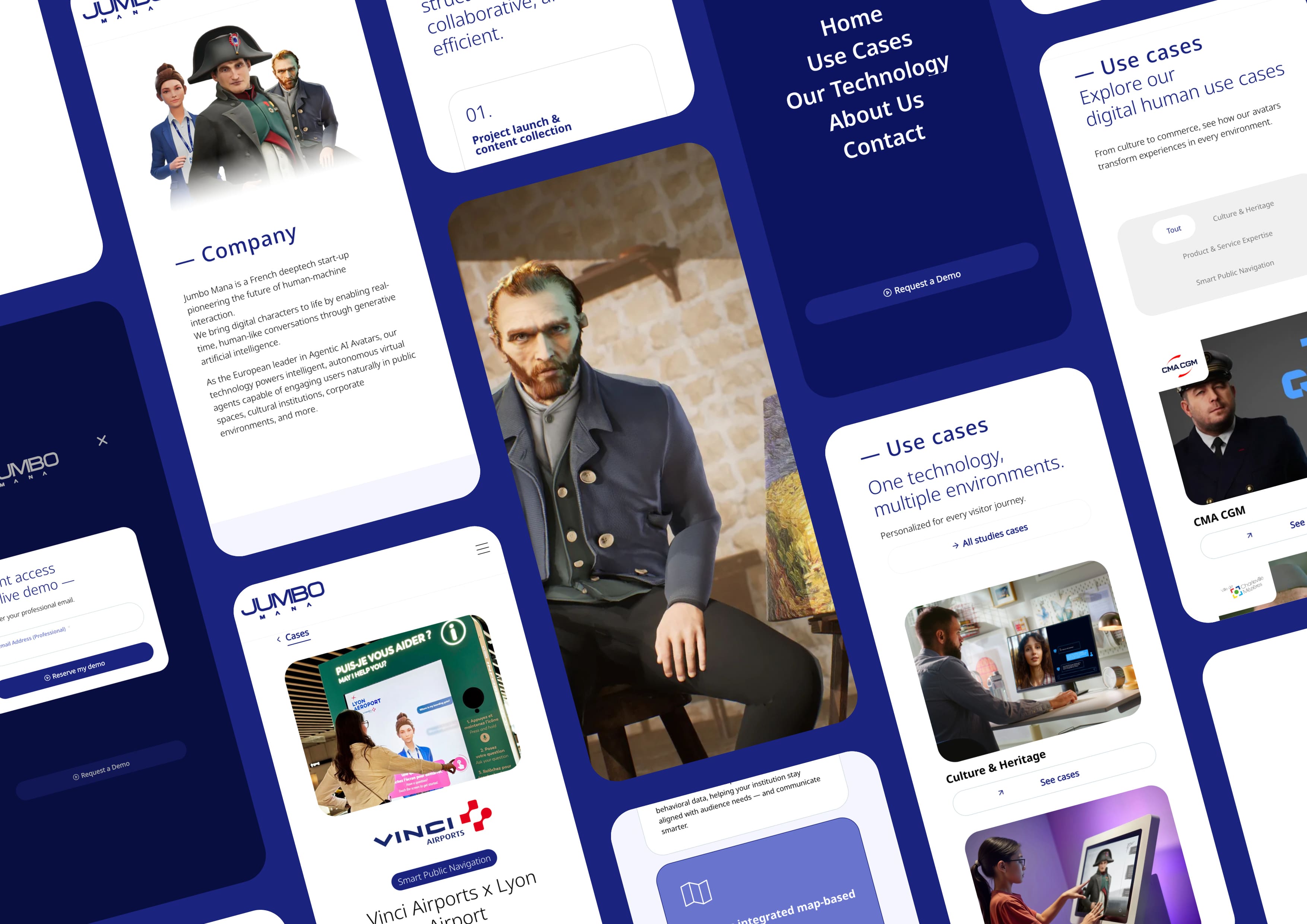 Illustration du projet Moderniser la présence en ligne de Jumbo Mana et valoriser ses avatars d’IA