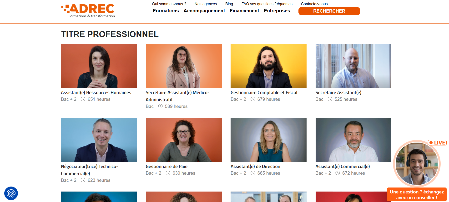 Illustration du projet ADREC