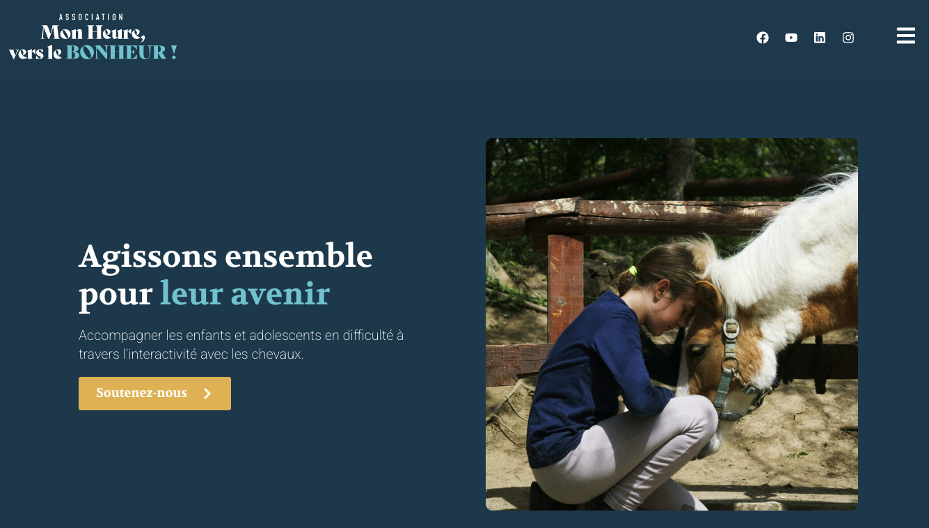 Illustration du projet Site WordPress pour l'association Mon Heure