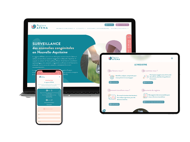 Illustration du projet Création du site Registre Atena