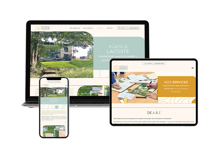 Illustration du projet Refonte du site Agence Lacoste