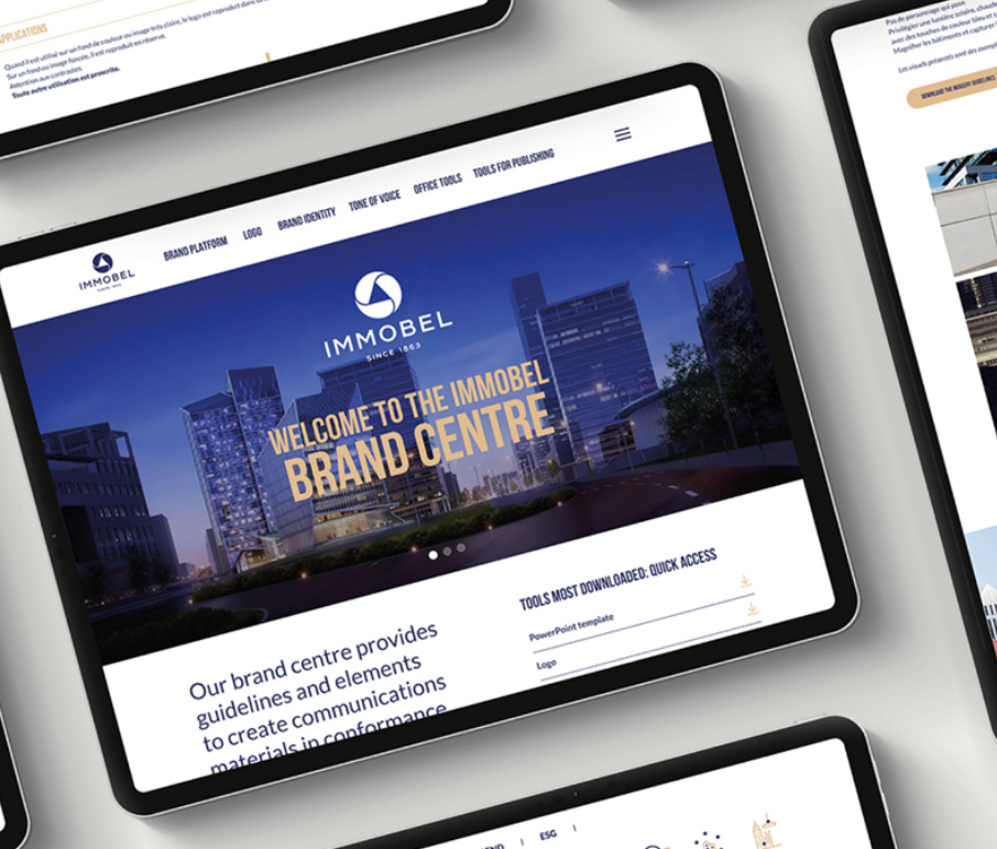Illustration du projet Identité - Immobel