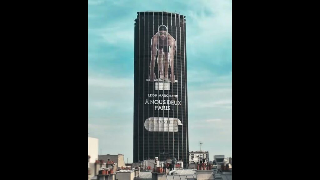 Illustration du projet Publicité LVMH - "Léon Marchand aux JO Paris 2024"