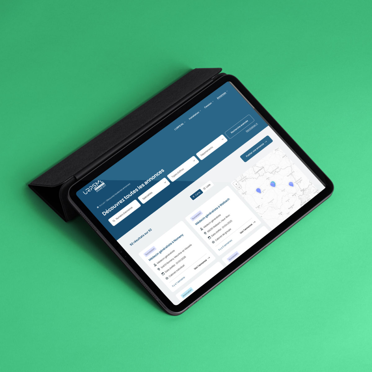 Illustration du projet Mon Cabinet Grand Est