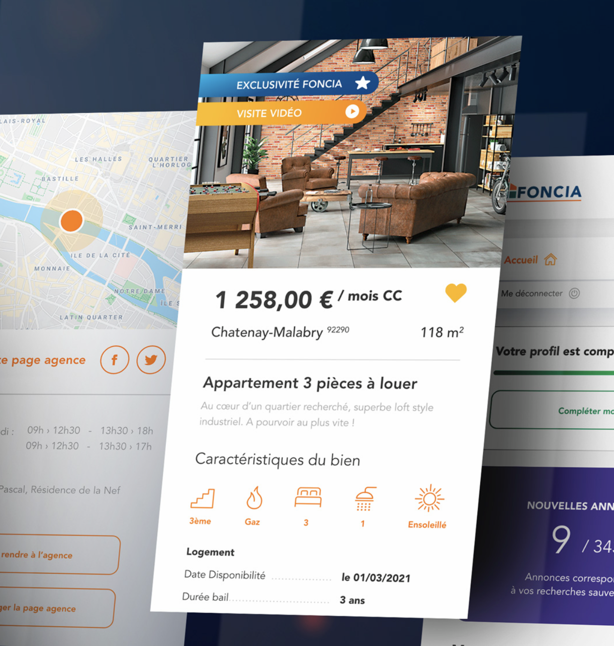 Illustration du projet Refonte du site Foncia