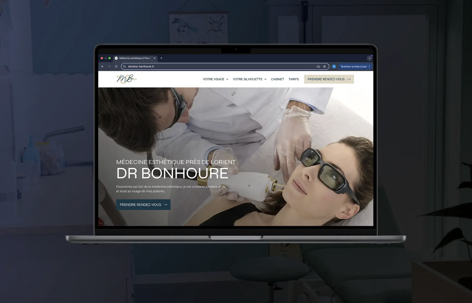 Illustration du projet Médecine esthétique Dr Bonhoure