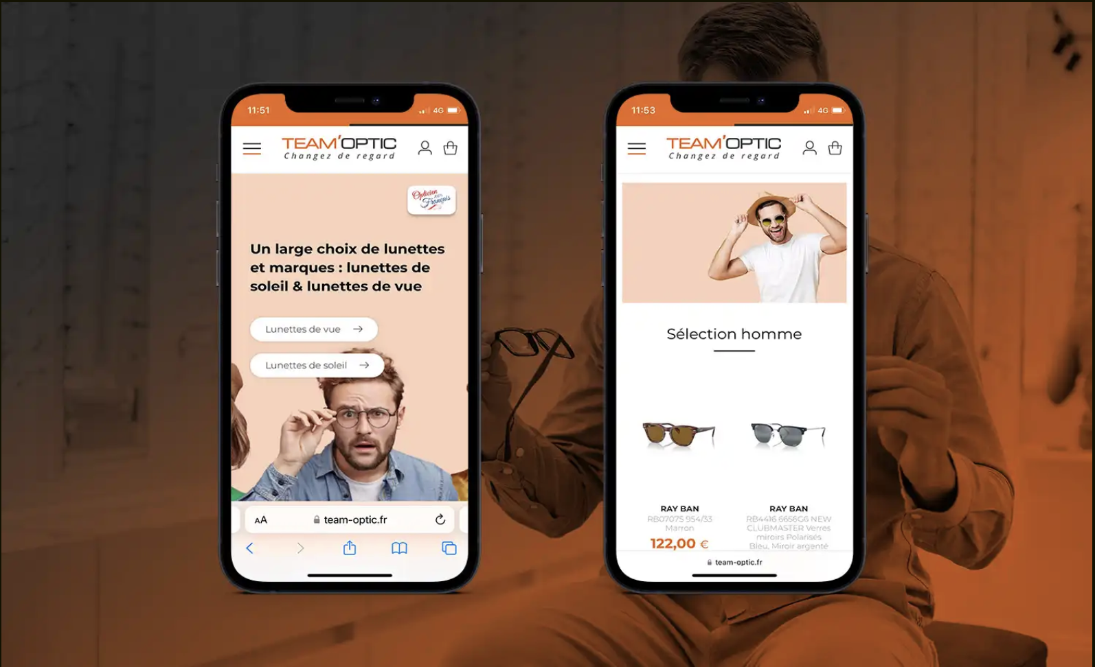 Illustration du projet Projet Refonte et SEO Team Optic