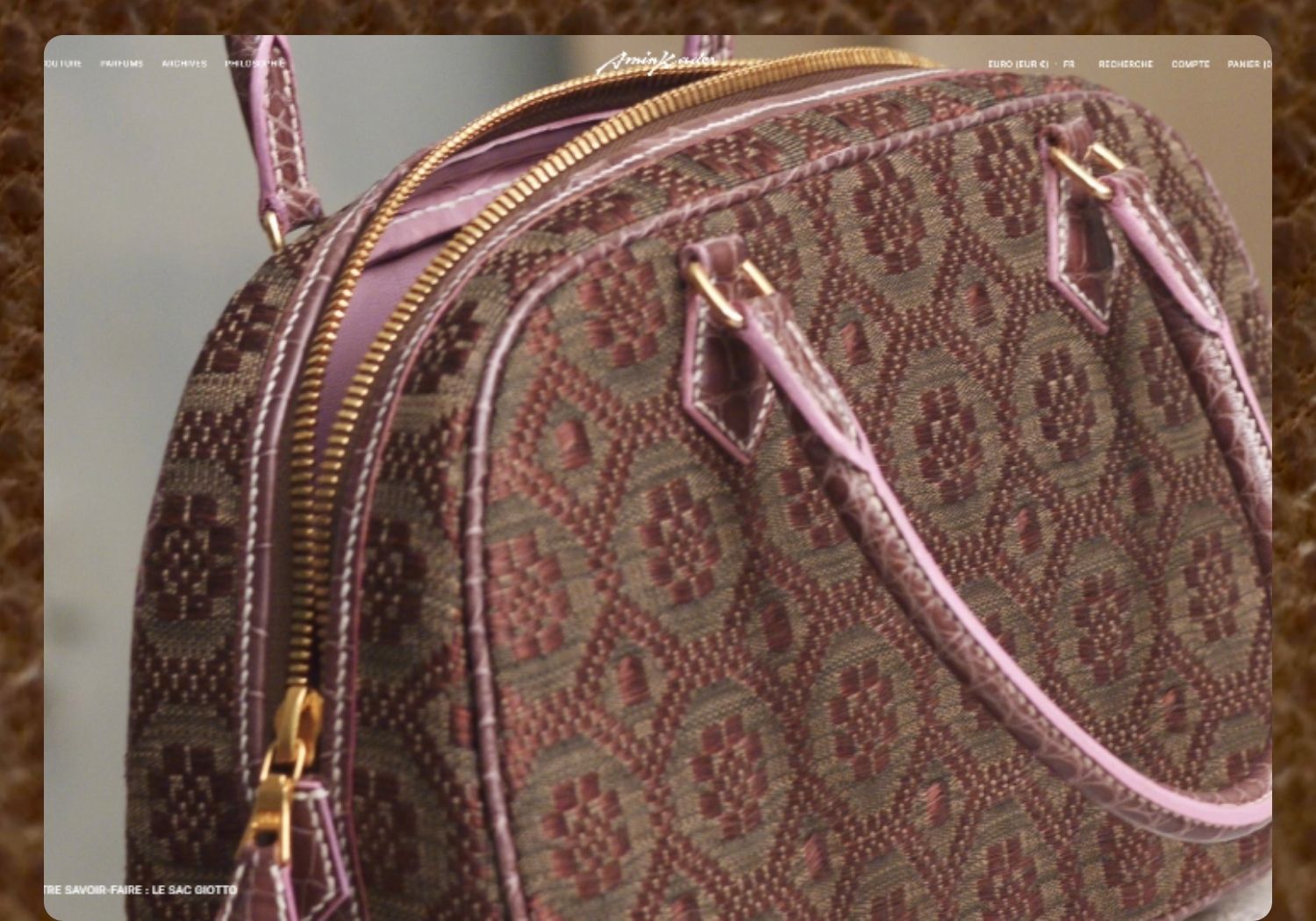 Illustration du projet Migration WordPress vers Shopify pour la maison de luxe Amin Kader