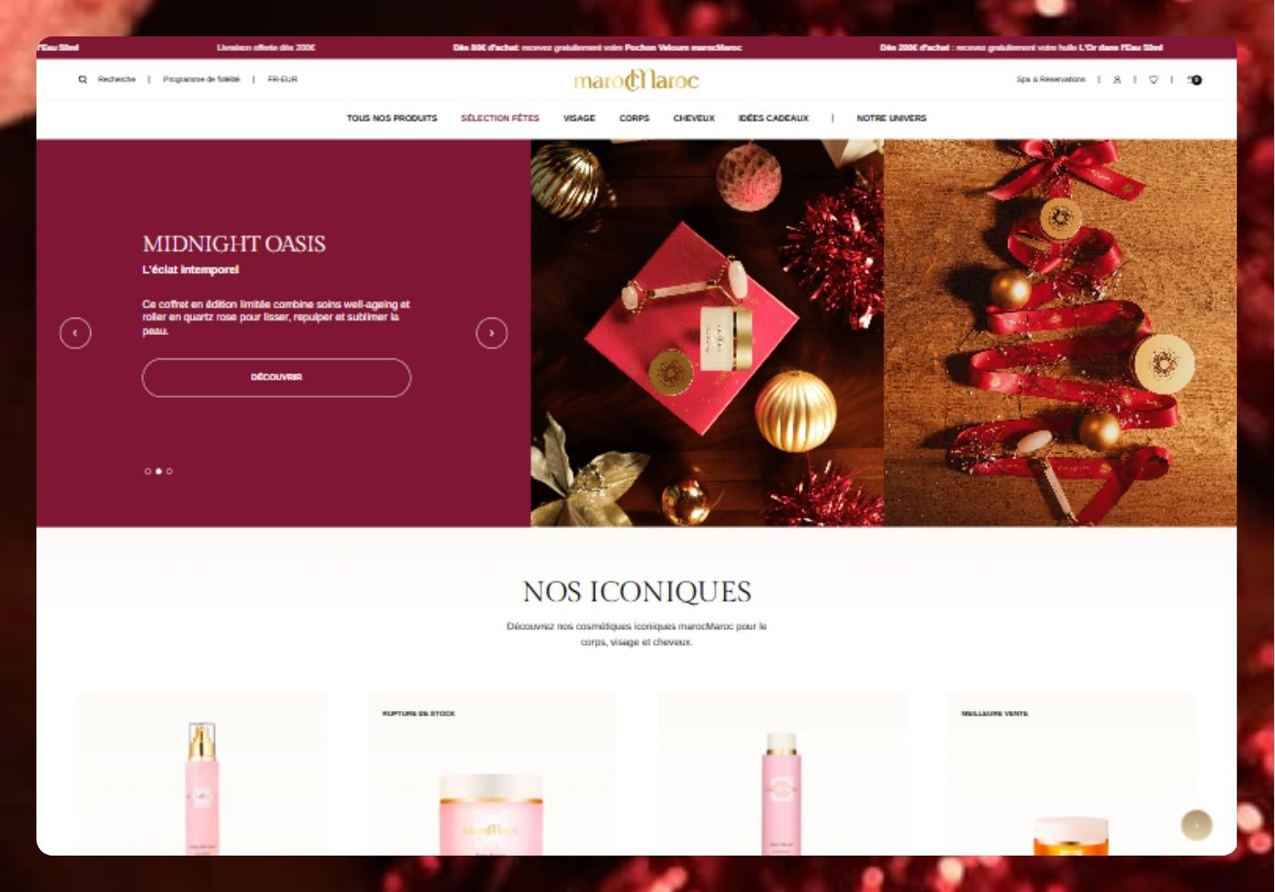 Illustration du projet +100% de Taux de Conversion pour la Marque de Cosmétique marocMaroc