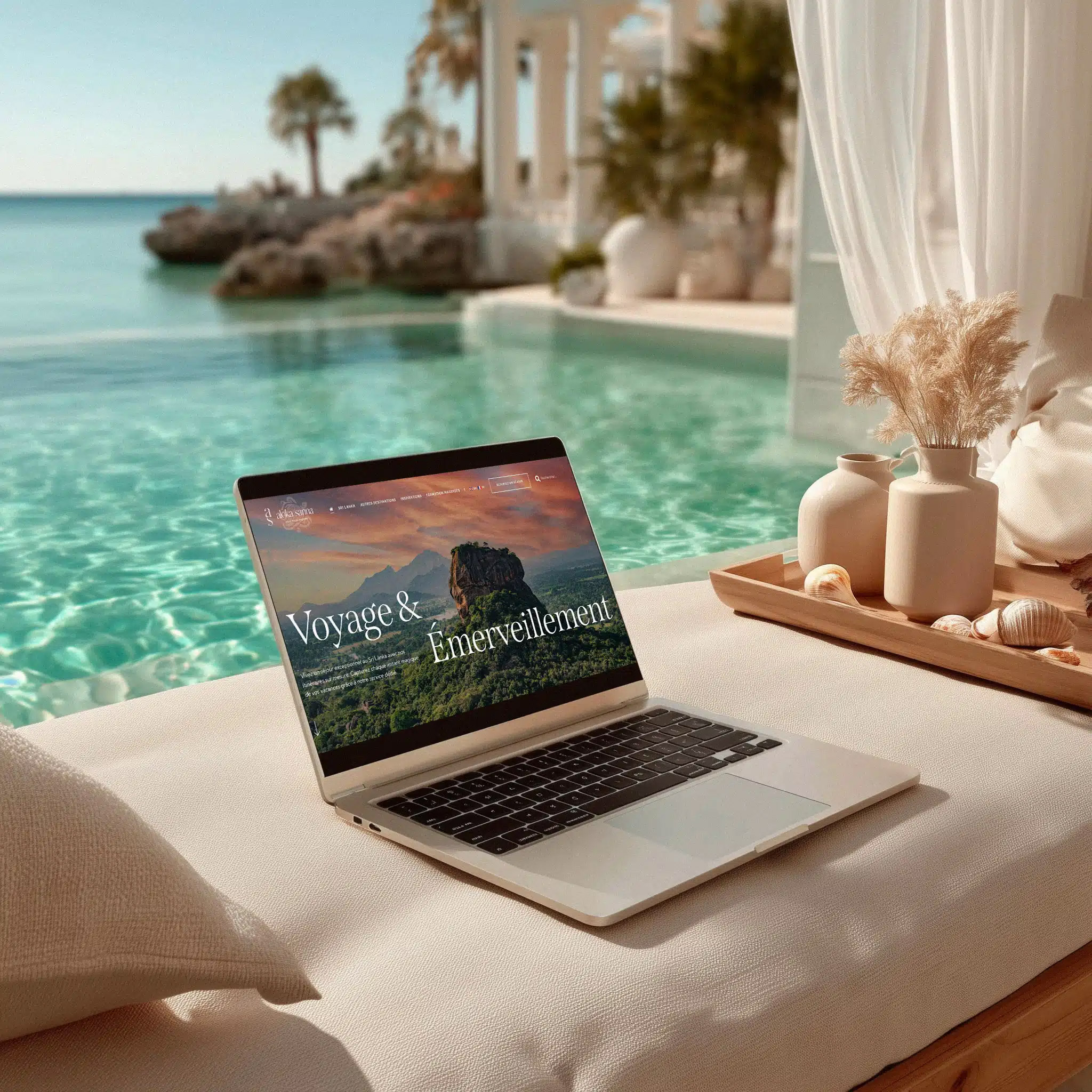 Illustration du projet Refonte de l'identité visuelle et du site internet d'Aloka Sanna