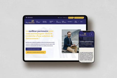 Refonte du site internet Plurifinances