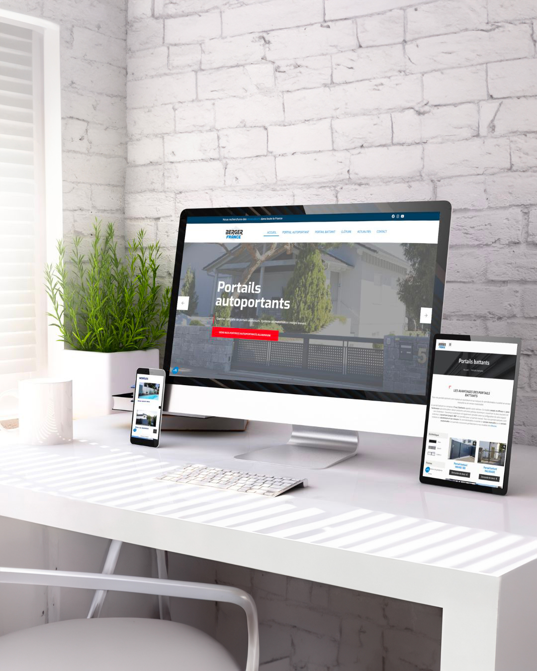 Illustration du projet Refonte du site internet et identité visuelle de BERGER France
