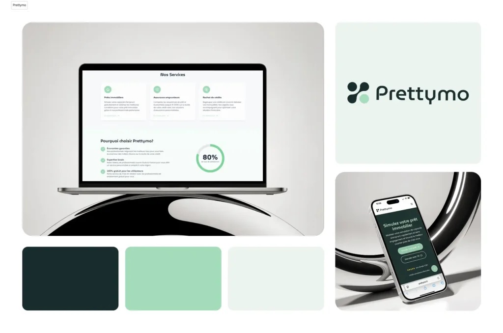 Illustration du projet Création d’une plateforme SAAS reflétant l’univers de la finance.