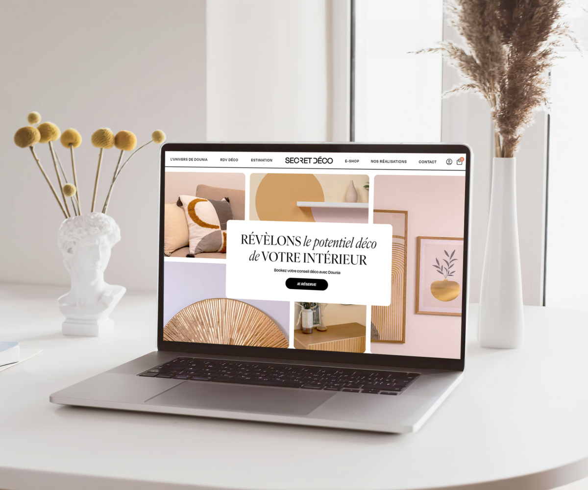 Illustration du projet Site 2025 Secret Déco V1 & V2
