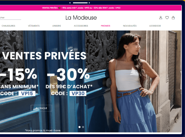 Illustration du projet La Modeuse repense son e-commerce avec PrestaShop