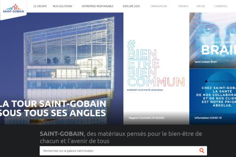 Illustration du projet Saint-Gobain : Gestion de plus de 140 sites Drupal pour le leader mondial du bâtiment.