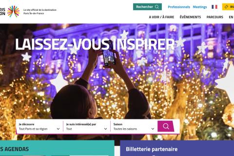 Illustration du projet Etude de cas CRT IDF : Création d'un extranet centralisant toutes les informations destinées aux employés et partenaires.
