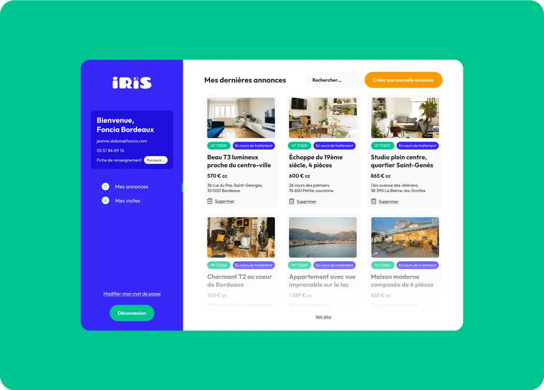 Illustration du projet Saas de traitement des candidatures pour agences immobilières