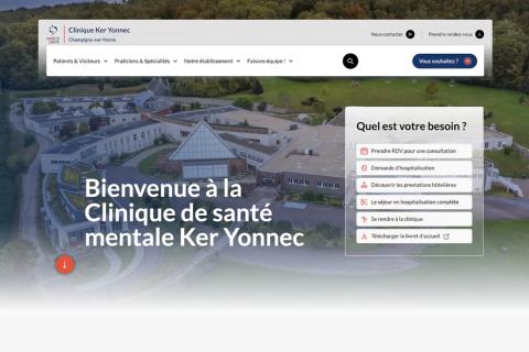 Illustration du projet Vivalto Santé : Industrialisation d’un socle Drupal multi-sites pour un groupe européen de santé privée