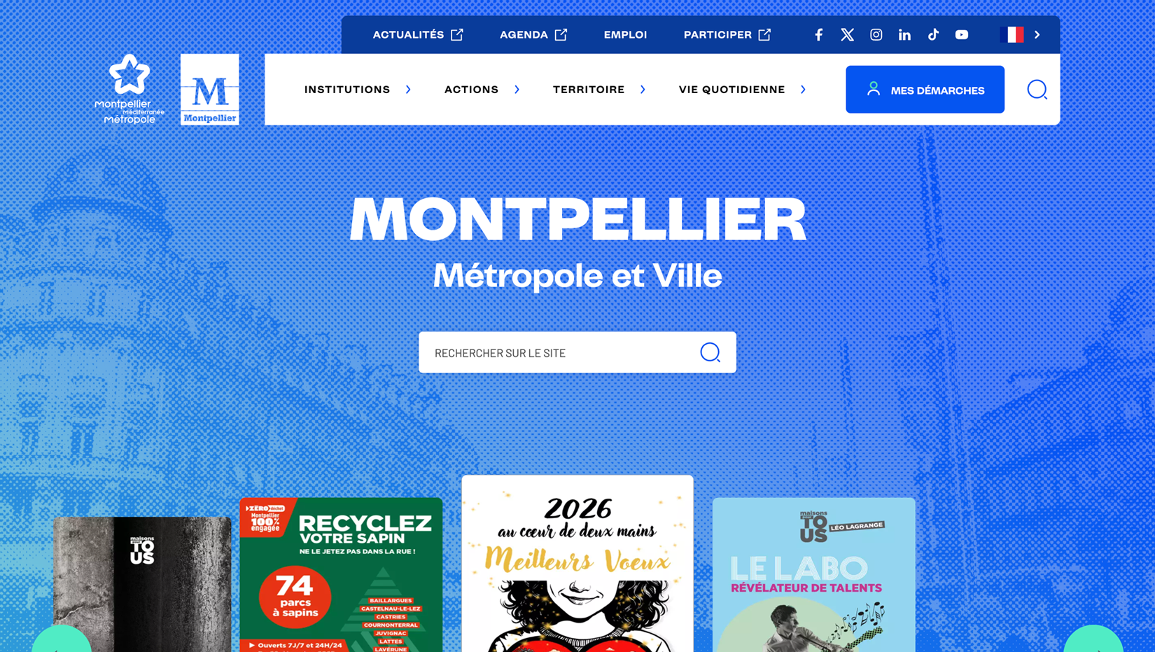 Illustration du projet Montpellier Méditerranée Métropole : Accompagnement stratégique et opérationnel d’un écosystème Drupal