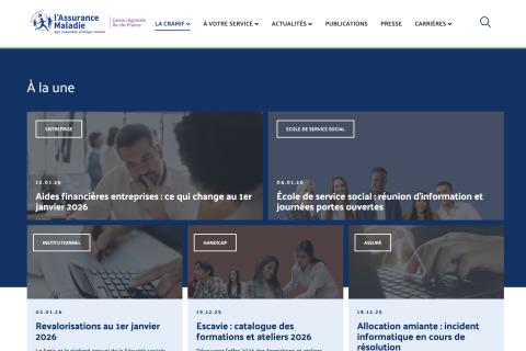 CRAMIF : Accompagnement Drupal, migration et montée en compétences.
