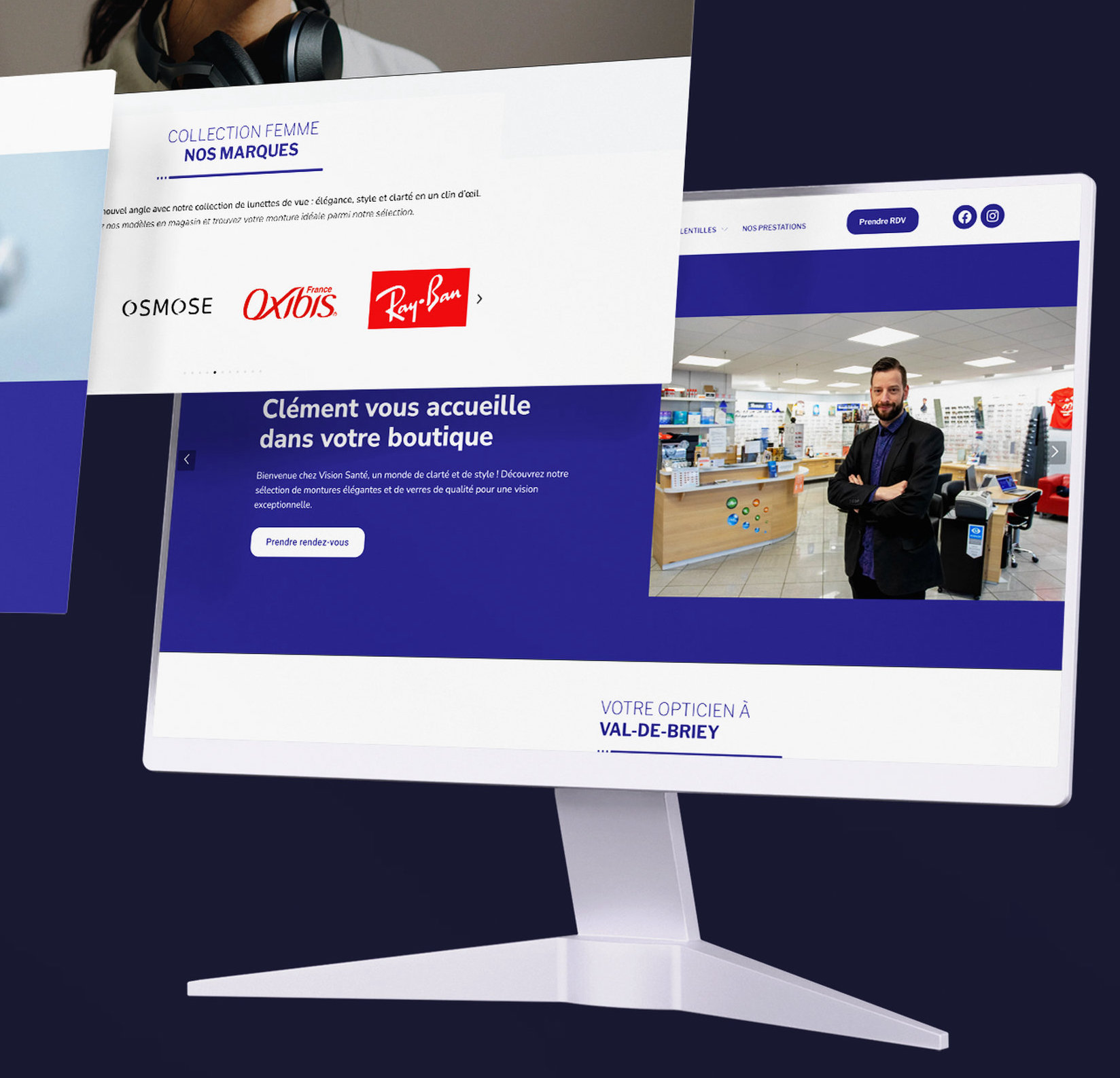 Illustration du projet Site Vitrine Opticien