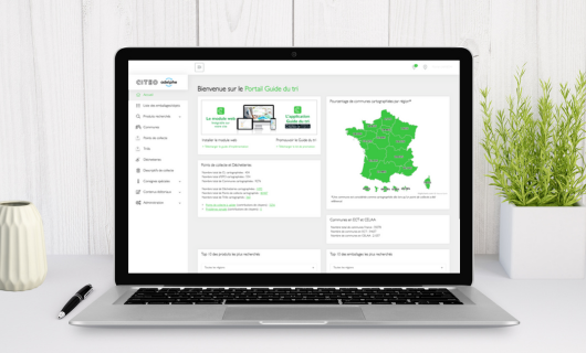Illustration du projet Citeo : développement d’une application métier de gestion de la donnée