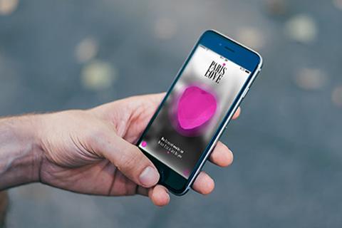 Illustration du projet Paris for love : développement d’une application mobile interactive