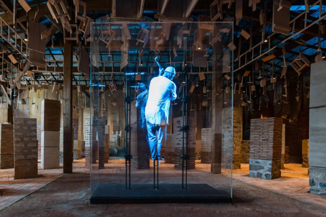 Illustration du projet Hologramme Au Pavillon Marocain De La Biennale De Venise 2025