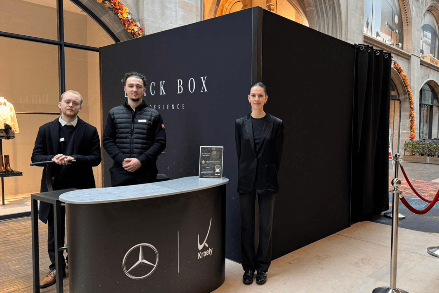 Illustration du projet Mercedes Benz Black Box Experience