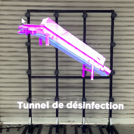 Illustration du projet Mur Holographique pour DASTRI - Présentation de Systèmes