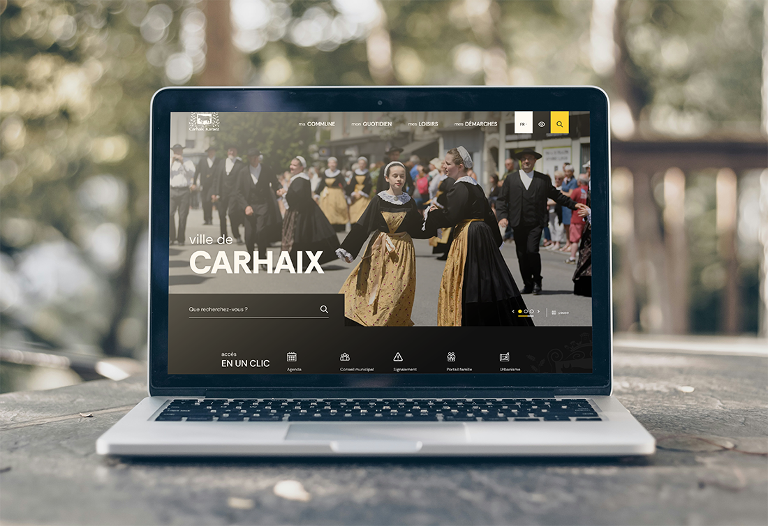 Illustration du projet Refonte d’un site internet d’une mairie pour moderniser son image et favoriser la participation citoyenne 