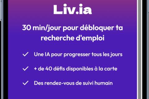 Illustration du projet Redonner confiance aux jeunes avec un coach IA : Liv.ia, le “Duolingo de l’emploi”