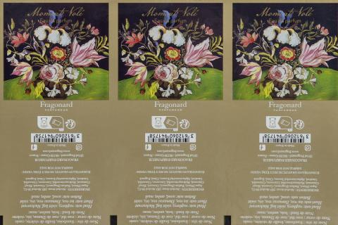 Illustration du projet Services de pré-presse pour Parfum Fragonard avec Lysipack