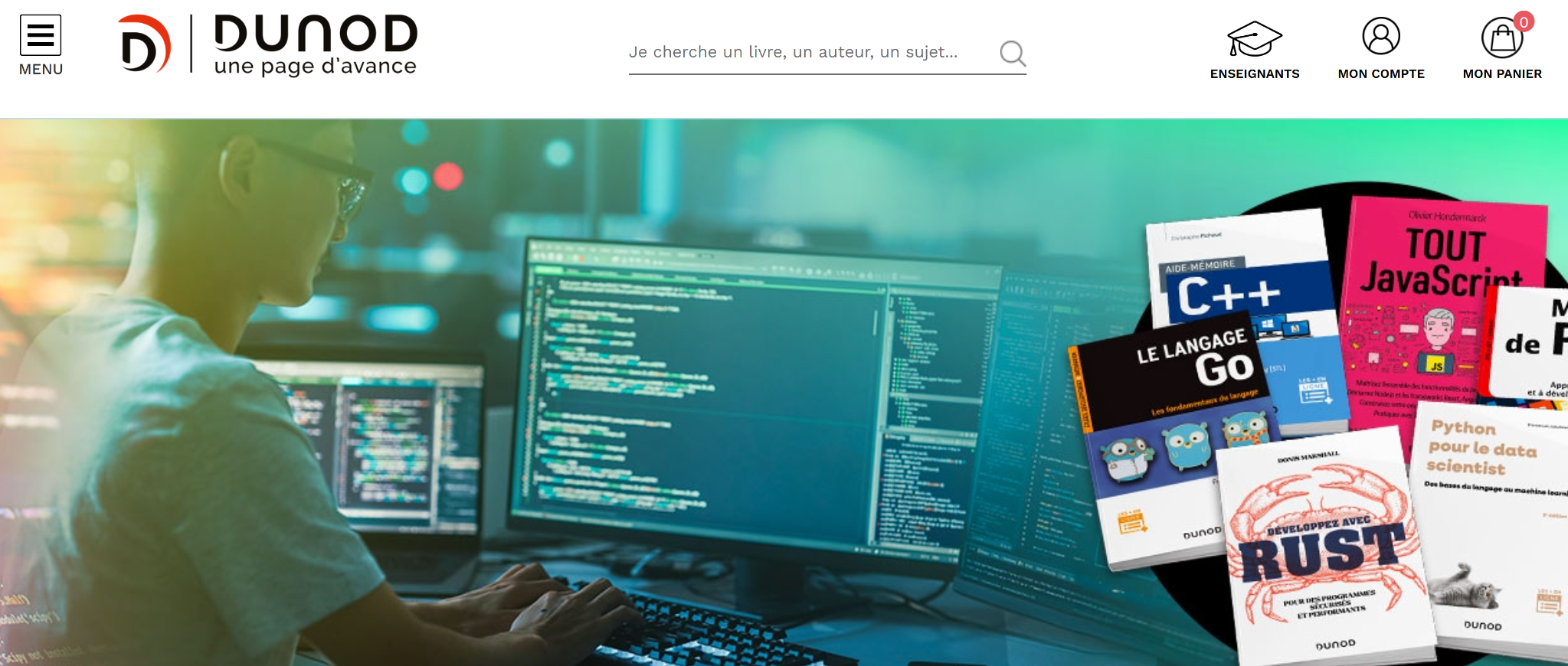 Illustration du projet DUNOD : Accompagnement digital sur mesure : développement et maintenance Drupal