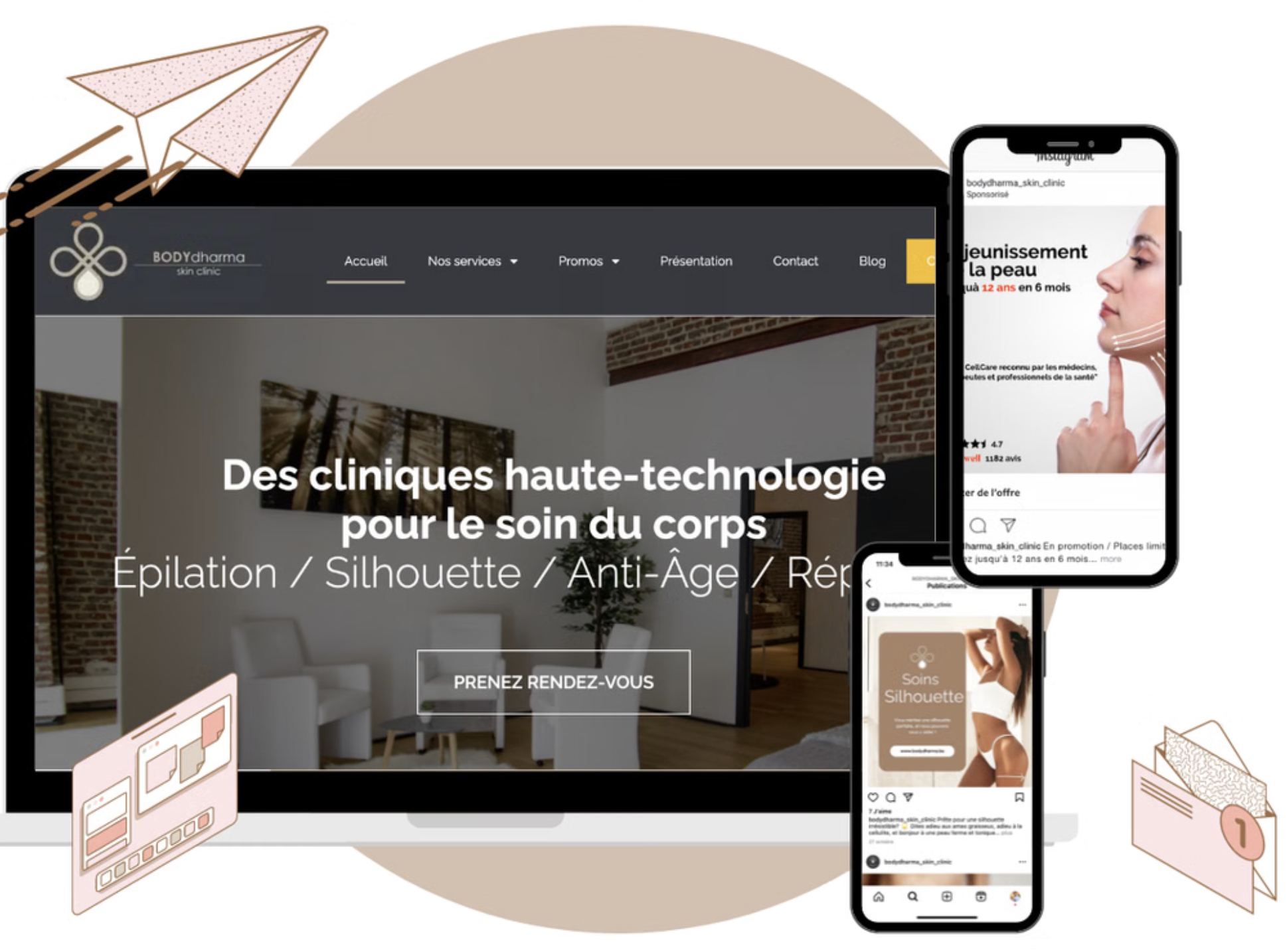 Illustration du projet Gestion complète Digital marketing 