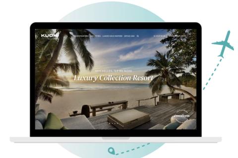 Illustration du projet UX UI du voyagiste haut de gamme : Émotions